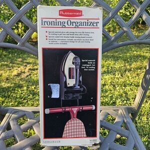 NEW VTG 1988 Black RUBBERMAID Ironing Organizer Model #2455 USA MADE‎ Sturdy!